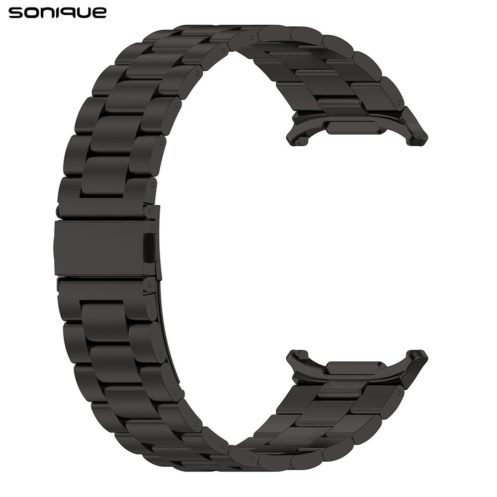 Λουράκι Stainless Steel Bracelet Sonique Classic για Samsung Galaxy Watch 7 Ultra / Watch 8 Ultra (47mm) Μαύρο