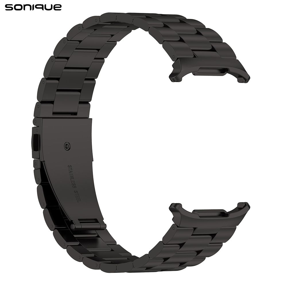 Λουράκι Stainless Steel Bracelet Sonique Classic για Samsung Galaxy Watch 7 Ultra / Watch 8 Ultra (47mm) Μαύρο