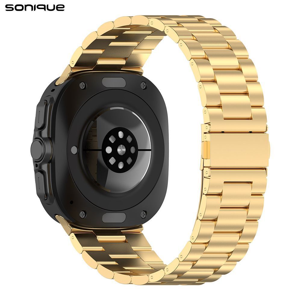 Λουράκι Stainless Steel Bracelet Sonique Classic για Samsung Galaxy Watch 7 Ultra / Watch 8 Ultra (47mm) Χρυσό