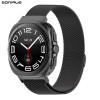 Λουράκι Stainless Steel Milanese Classic Sonique για Samsung Galaxy Watch 7 Ultra / Watch 8 Ultra (47mm) Μαύρο