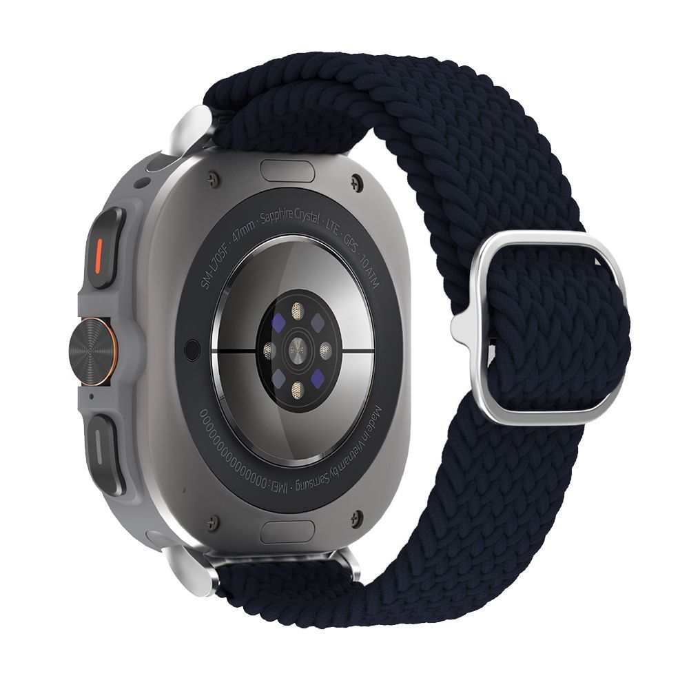 Λουράκι Nylon Braided Loop Band Sonique για Samsung Galaxy Watch 7 Ultra / Watch 8 Ultra (47mm) Μπλε Σκούρο