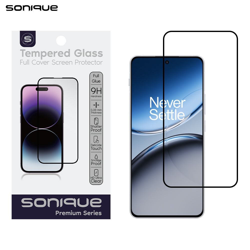 Hardy Glass Sonique Premium Series HD Full Cover 9H OnePlus Nord 4 5G Μαύρο