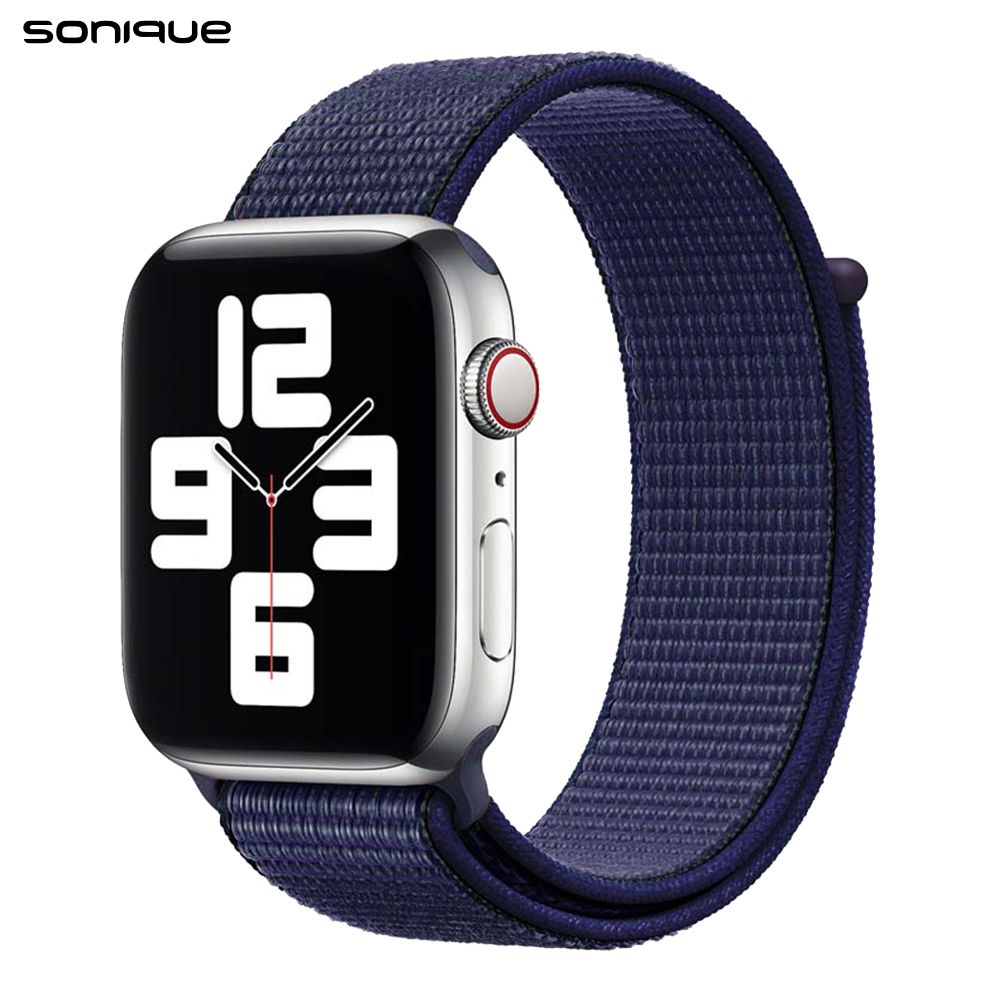 Λουράκι Official Nylon Band Sonique για Apple Watch (38/40/41MM) Μπλε Σκούρο