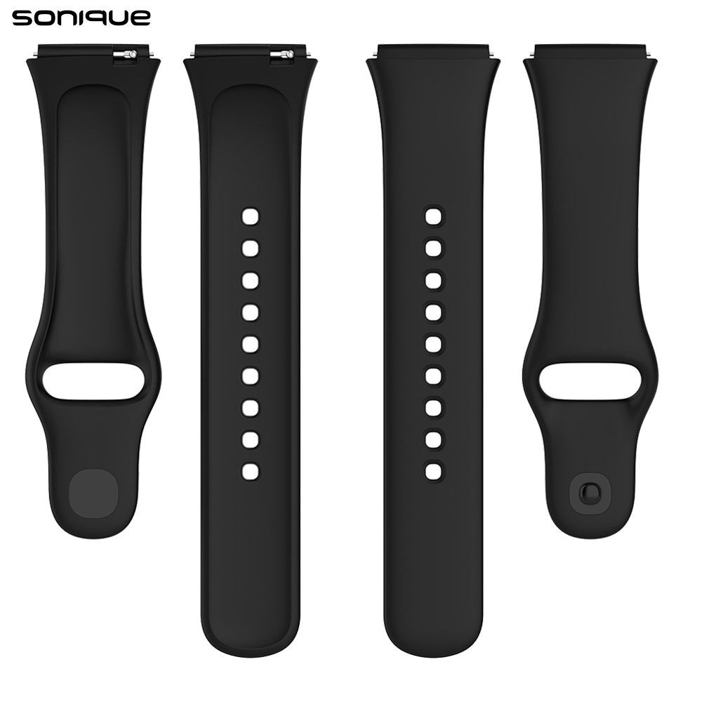 Λουράκι Σιλικόνης Sonique Color για Xiaomi Redmi Watch 3 Active Μαύρο