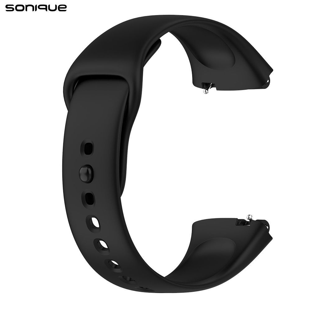 Λουράκι Σιλικόνης Sonique Color για Xiaomi Redmi Watch 3 Active Μαύρο