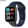 Λουράκι Σιλικόνης Sonique Color για Xiaomi Redmi Watch 3 Active Μπλε Σκούρο