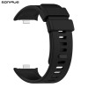 Λουράκι Σιλικόνης Sonique Color για Xiaomi Redmi Watch 4 /5 /6 /6 Lite /6 Active /Smart Band 8 Pro /9 Pro /10 Pro Μαύρο