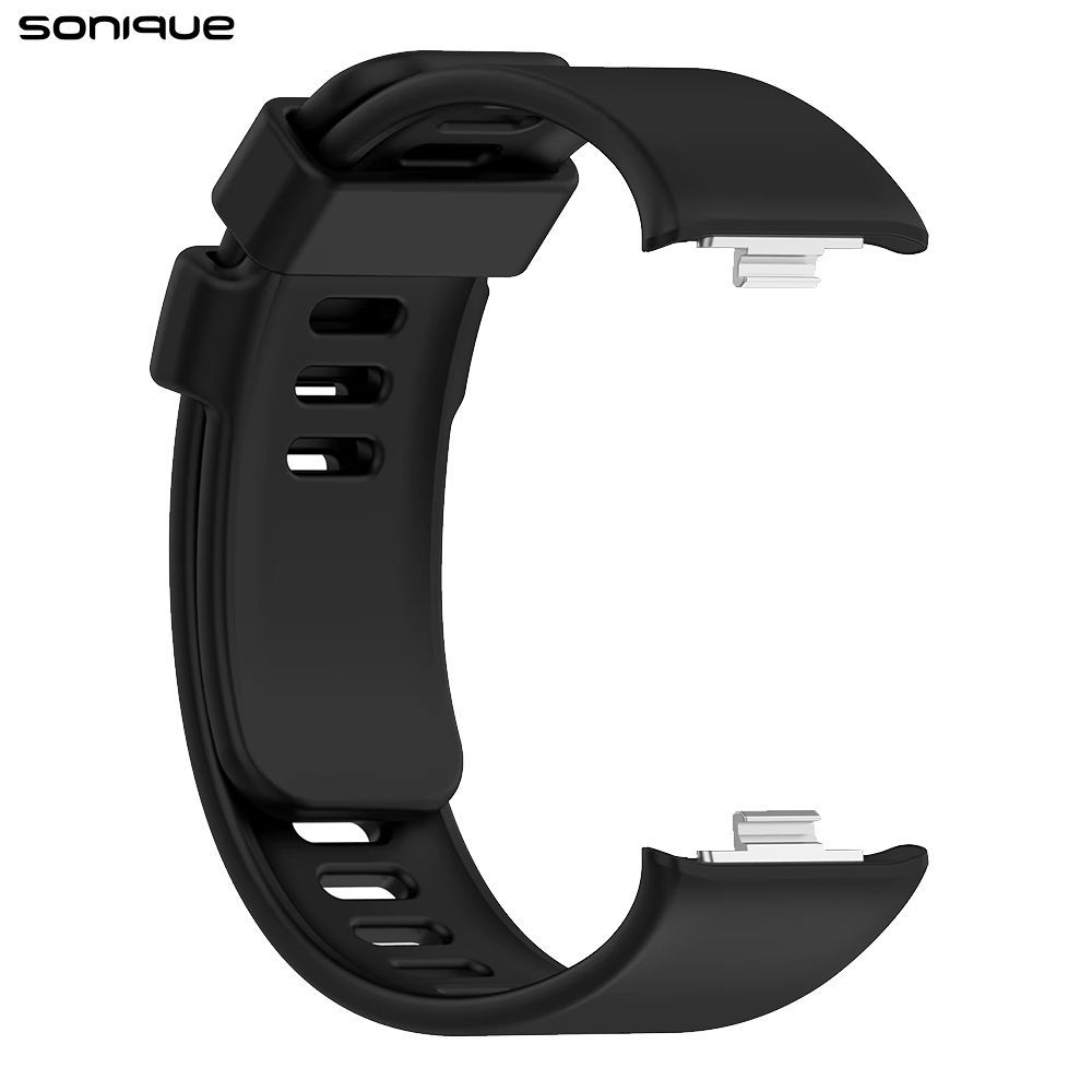 Λουράκι Σιλικόνης Sonique Color για Xiaomi Redmi Watch 4 /5 /6 /6 Lite /6 Active /Smart Band 8 Pro /9 Pro /10 Pro Μαύρο