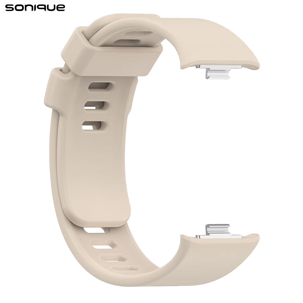 Λουράκι Σιλικόνης Sonique Color για Xiaomi Redmi Watch 4 /5 /6 /6 Lite /6 Active /Smart Band 8 Pro /9 Pro /10 Pro Μπεζ