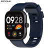 Λουράκι Σιλικόνης Sonique Color για Xiaomi Redmi Watch 4 /5 /6 /6 Lite /6 Active /Smart Band 8 Pro /9 Pro /10 Pro Μπλε Σκούρο