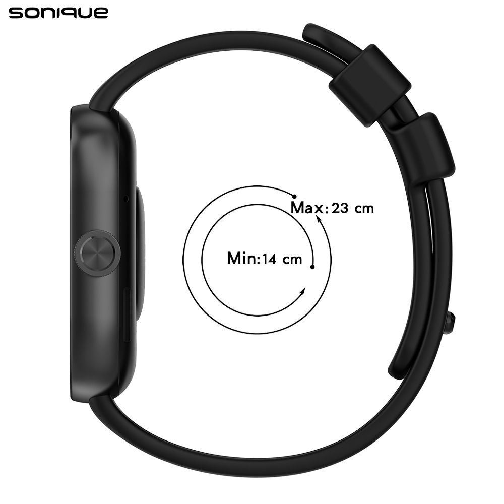 Λουράκι Σιλικόνης Sonique Color για Xiaomi Redmi Watch 4 /5 /6 /6 Lite /6 Active /Smart Band 8 Pro /9 Pro /10 Pro Μπλε Σκούρο