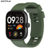 Λουράκι Σιλικόνης Sonique Color για Xiaomi Redmi Watch 4 /5 /6 /6 Lite /6 Active /Smart Band 8 Pro /9 Pro /10 Pro Πράσινο Σκούρο