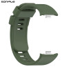 Λουράκι Σιλικόνης Sonique Color για Xiaomi Redmi Watch 4 /5 /6 /6 Lite /6 Active /Smart Band 8 Pro /9 Pro /10 Pro Πράσινο Σκούρο