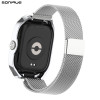 Λουράκι Stainless Steel Milanese Classic Sonique για Xiaomi Redmi Watch 4/5/6/6 Lite/6 Active/Smart Band 8 Pro/9 Pro/10 Pro Ασημί