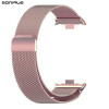 Λουράκι Stainless Steel Milanese Classic Sonique για Xiaomi Redmi Watch 4/5/6/6 Lite/6 Active/Smart Band 8 Pro/9 Pro/10 Pro Ροζ Χρυσό