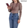Θήκη Σιλικόνης με Κορδόνι CarryHang Sonique Apple iPhone 16 Pro Μπορντό