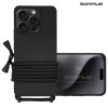 Θήκη Σιλικόνης με Κορδόνι CarryHang Sonique Apple iPhone 16 Pro Max Μαύρο