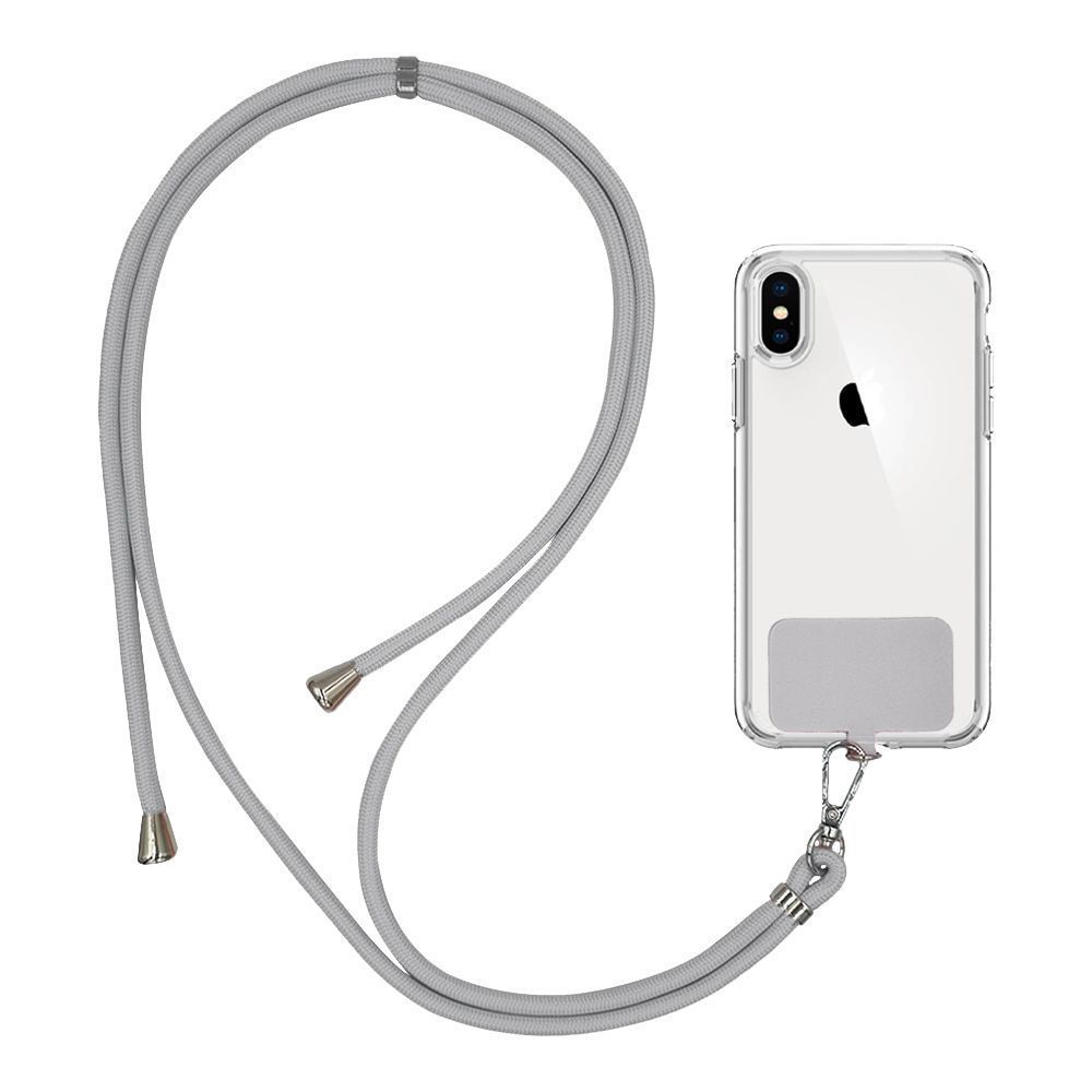 Κορδόνι Λαιμού Sonique Lanyard για Κινητά Γκρι