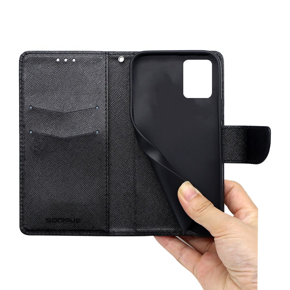 Θήκη Πορτοφόλι Sonique Trend Wallet Motorola Moto E13 4G Μαύρο
