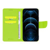 Θήκη Πορτοφόλι Sonique Trend Wallet Motorola Moto G14 4G / Moto G54 5G / Moto G54 5G Power Σκούρο Μπλε / Λαχανί