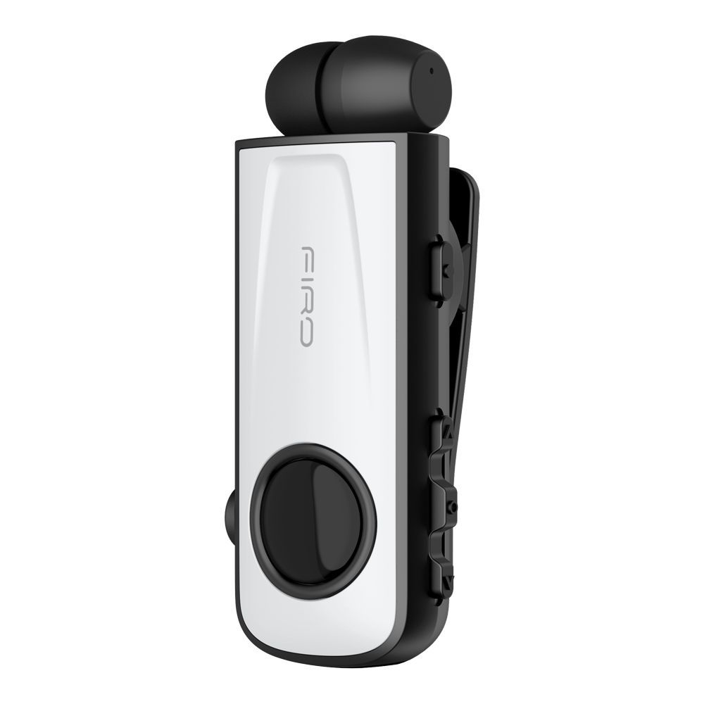 Ακουστικό Bluetooth Firo H17 Retractable V5.3 Λευκό