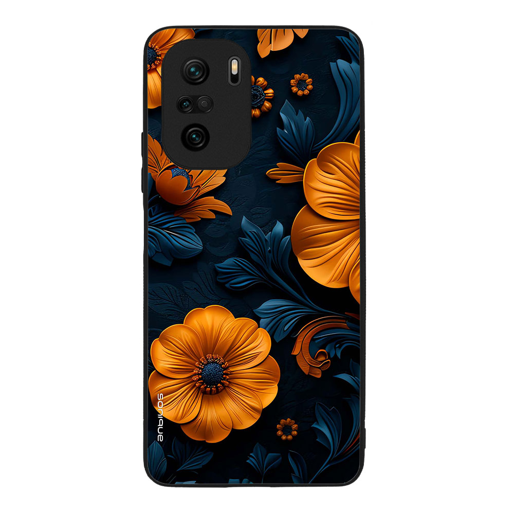 Θήκη Sonique 3D Flower Series για Xiaomi Poco F3 / Mi 11i Πορτοκαλί 01