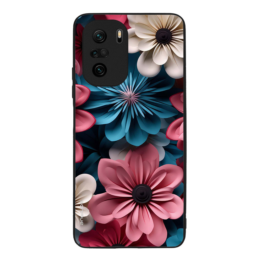 Θήκη Sonique 3D Flower Series για Xiaomi Poco F3 / Mi 11i Ροζ 01