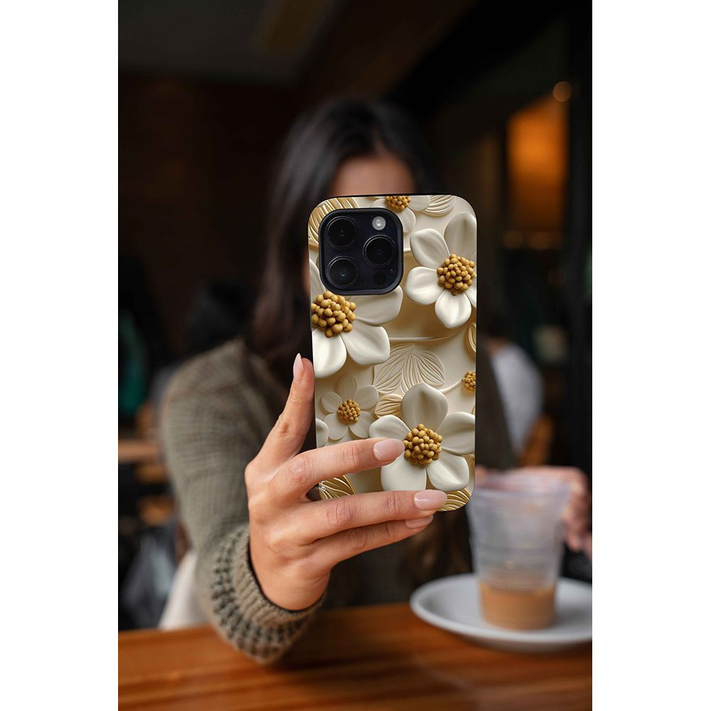 Θήκη Sonique 3D Flower Series για Xiaomi Poco F5 Pro 5G Λευκό