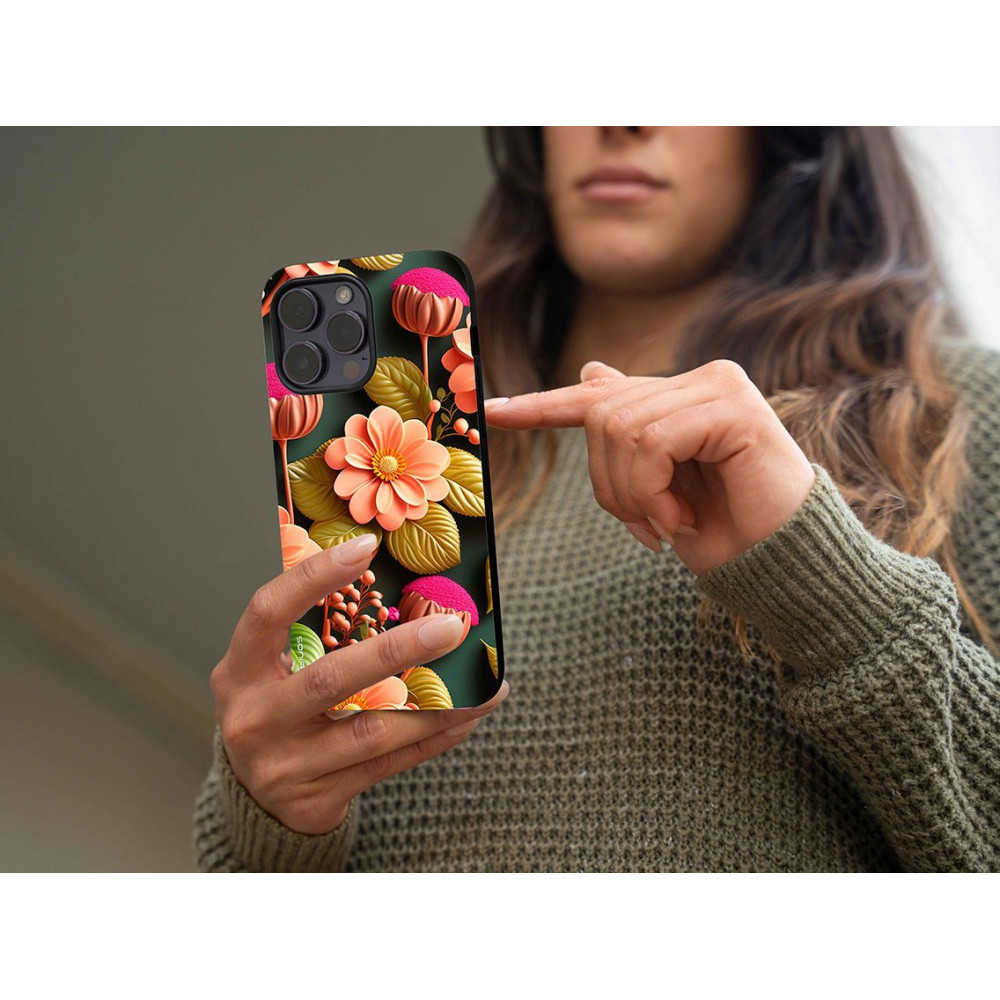 Θήκη Sonique 3D Flower Series για Xiaomi Poco F5 Pro 5G Σομόν