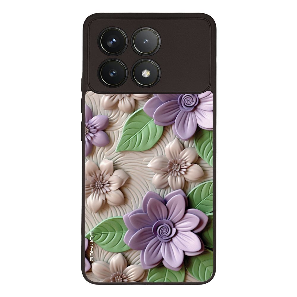 Θήκη Sonique 3D Flower Series για Xiaomi Poco F6 Pro 5G Βιολετί