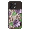Θήκη Sonique 3D Flower Series για Xiaomi Poco F6 Pro 5G Βιολετί