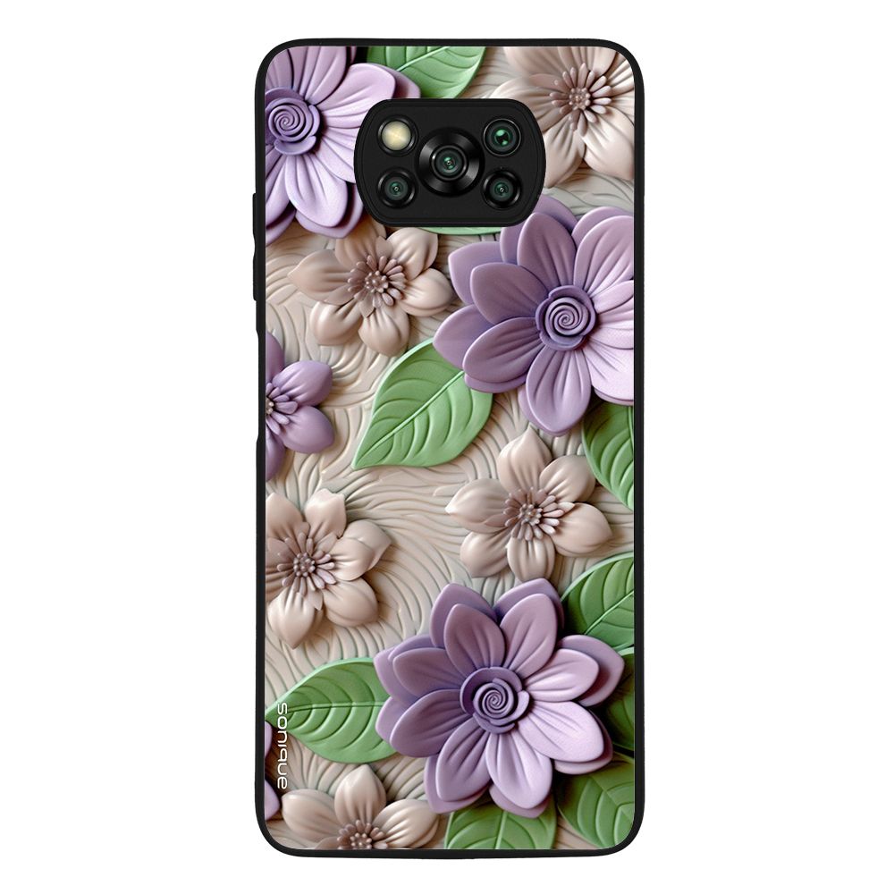 Θήκη Sonique 3D Flower Series για Xiaomi Poco X3 NFC / Poco X3 Pro Βιολετί