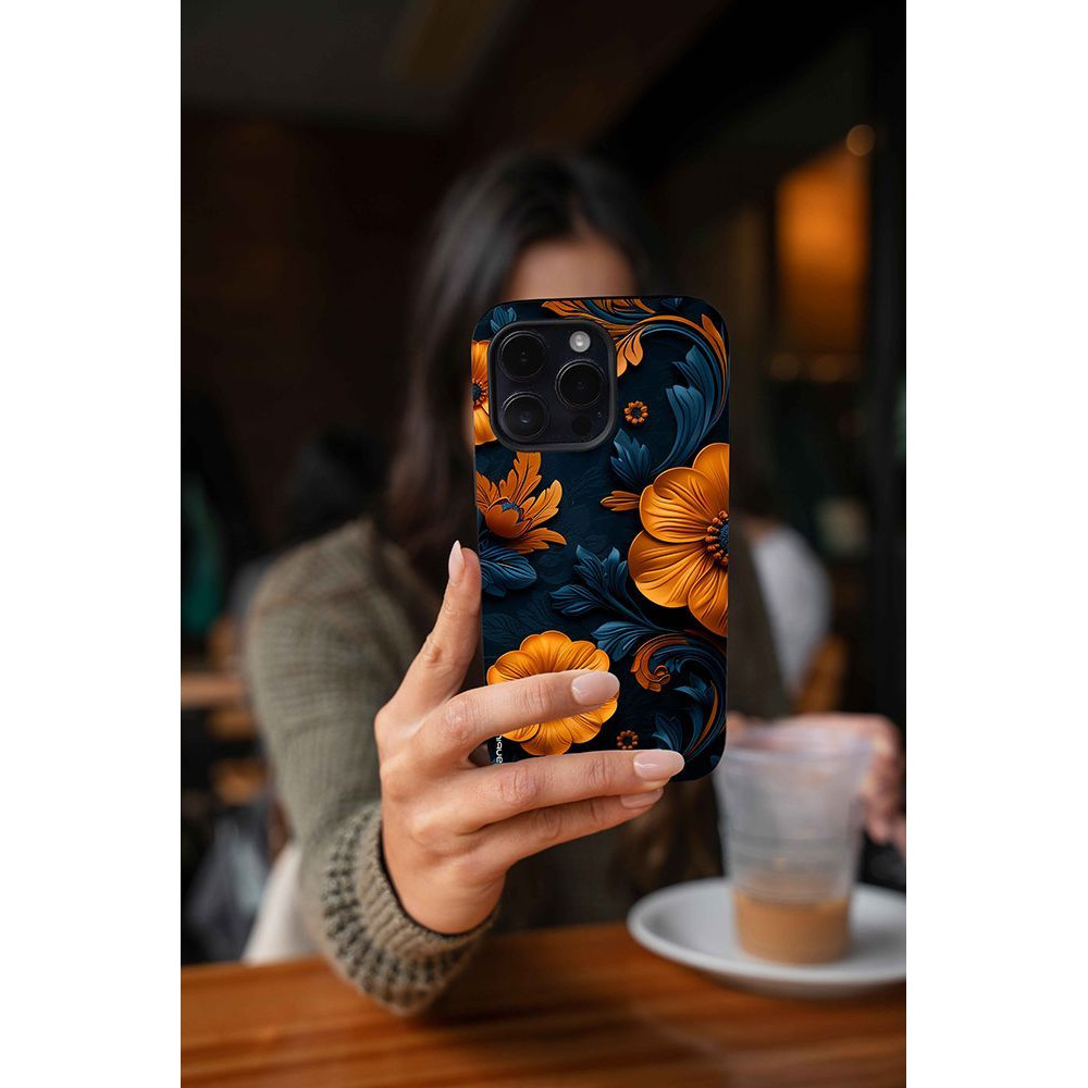 Θήκη Sonique 3D Flower Series για Xiaomi Poco X3 NFC / Poco X3 Pro Πορτοκαλί 01
