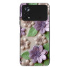 Θήκη Sonique 3D Flower Series για Xiaomi Poco X4 Pro 5G Βιολετί