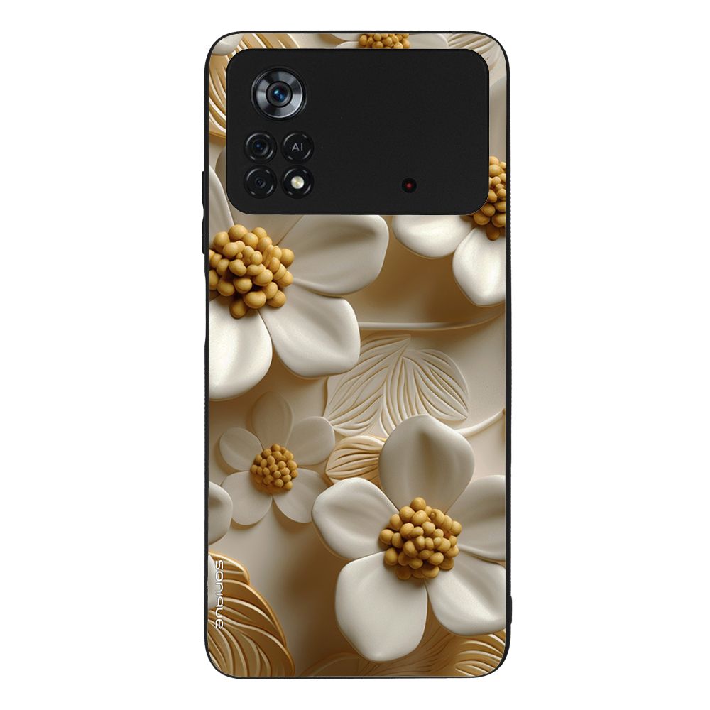 Θήκη Sonique 3D Flower Series για Xiaomi Poco X4 Pro 5G Λευκό