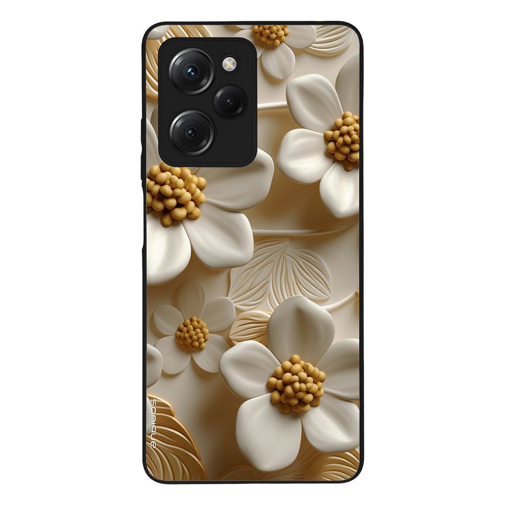 Θήκη Sonique 3D Flower Series για Xiaomi Poco X5 Pro 5G Λευκό