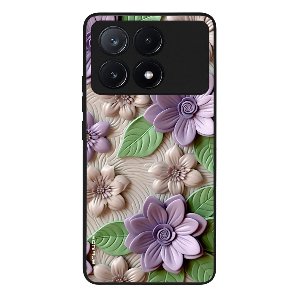 Θήκη Sonique 3D Flower Series για Xiaomi Poco X6 Pro 5G Βιολετί