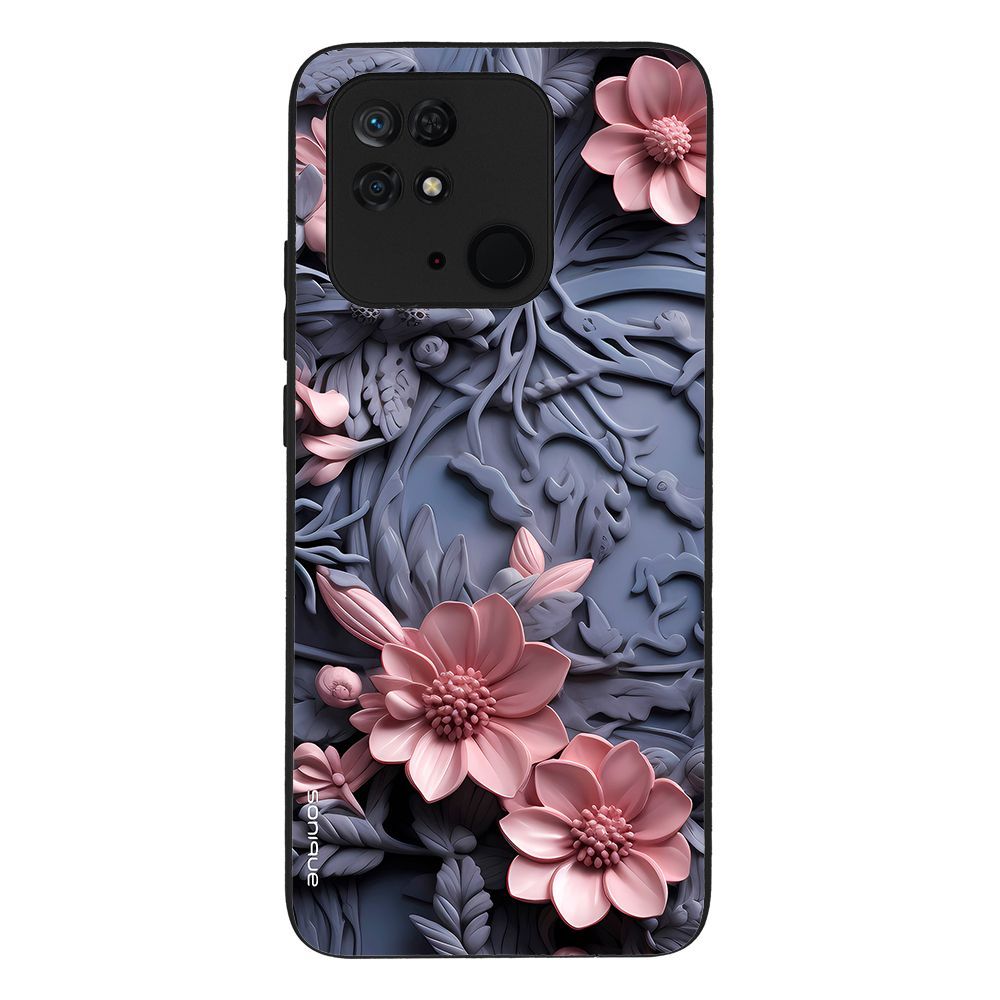 Θήκη Sonique 3D Flower Series για Xiaomi Redmi 10C Ροζ 02