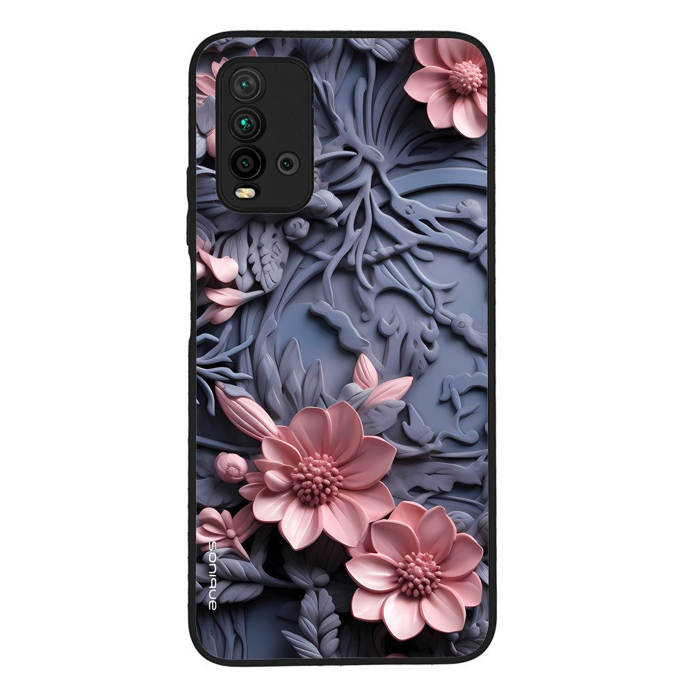 Θήκη Sonique 3D Flower Series για Xiaomi Redmi 9T Ροζ 02