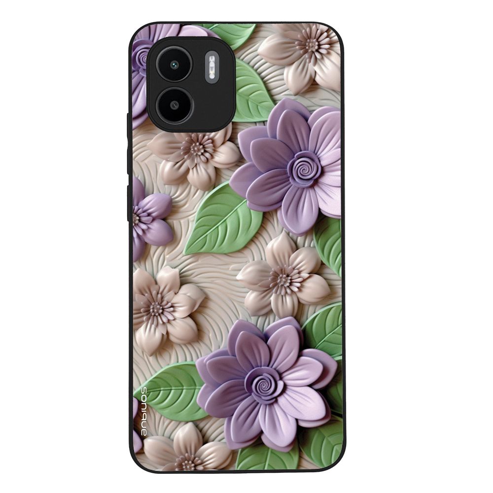 Θήκη Sonique 3D Flower Series για Xiaomi Redmi A1 / Redmi A2 Βιολετί