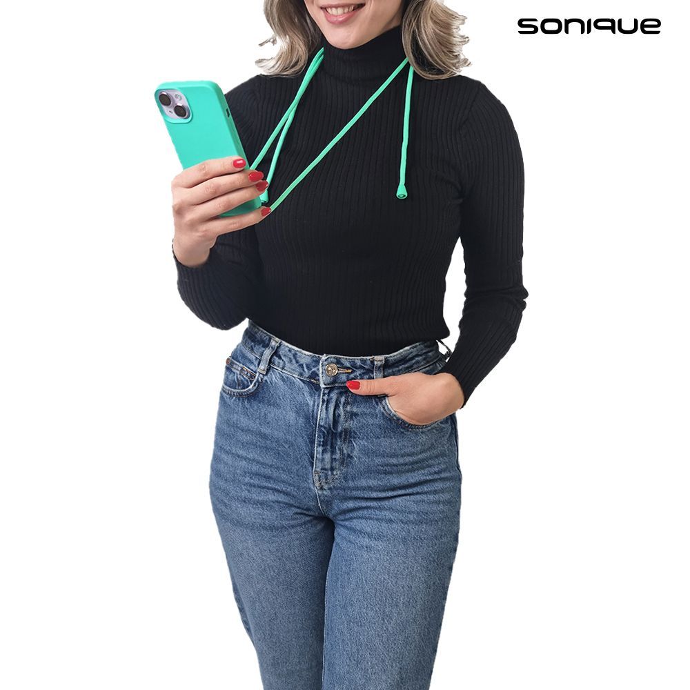 Θήκη Σιλικόνης με Κορδόνι CarryHang Sonique Xiaomi Redmi Note 14 Pro 5G / Redmi Note 14 Pro Plus 5G / Poco X7 5G Γαλάζιο