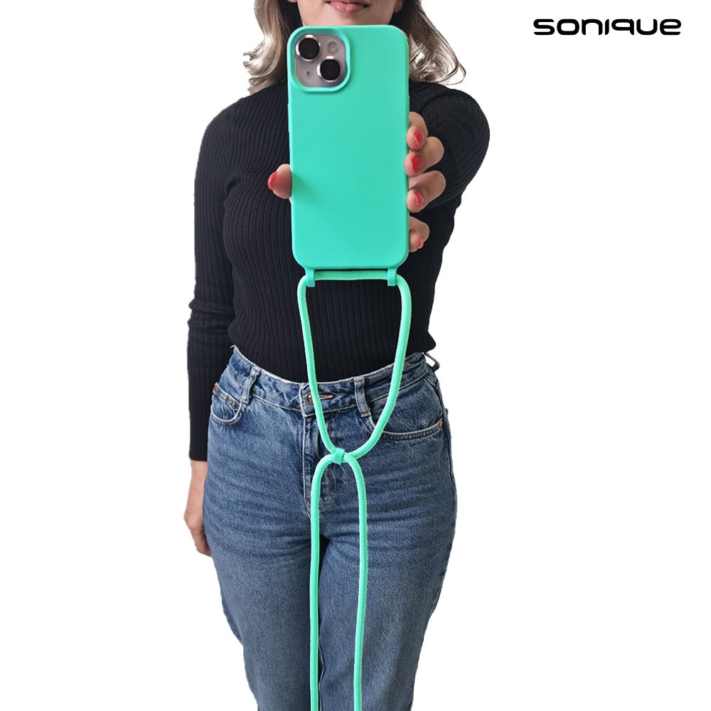 Θήκη Σιλικόνης με Κορδόνι CarryHang Sonique Xiaomi Redmi Note 14 Pro 5G / Redmi Note 14 Pro Plus 5G / Poco X7 5G Γαλάζιο