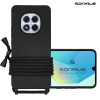 Θήκη Σιλικόνης με Κορδόνι CarryHang Sonique Xiaomi Redmi Note 14 Pro 5G / Redmi Note 14 Pro Plus 5G / Poco X7 5G Μαύρο