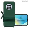 Θήκη Σιλικόνης με Κορδόνι CarryHang Sonique Xiaomi Redmi Note 14 Pro 5G / Redmi Note 14 Pro Plus 5G / Poco X7 5G Πράσινο Σκούρο