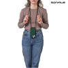 Θήκη Σιλικόνης με Κορδόνι CarryHang Sonique Xiaomi Redmi Note 14 Pro 5G / Redmi Note 14 Pro Plus 5G / Poco X7 5G Πράσινο Σκούρο