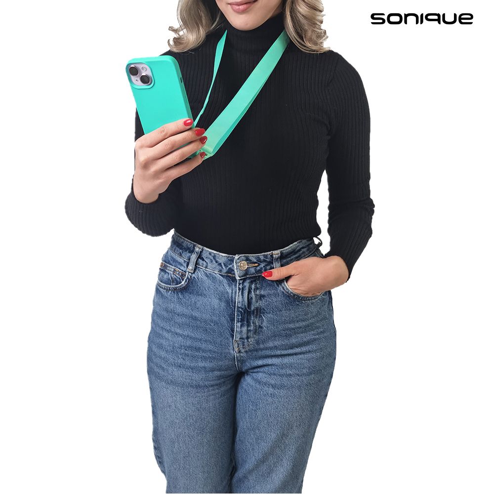 Θήκη Σιλικόνης με Strap CarryHang Sonique Xiaomi Redmi Note 14 Pro 5G / Redmi Note 14 Pro Plus 5G / Poco X7 5G Γαλάζιο