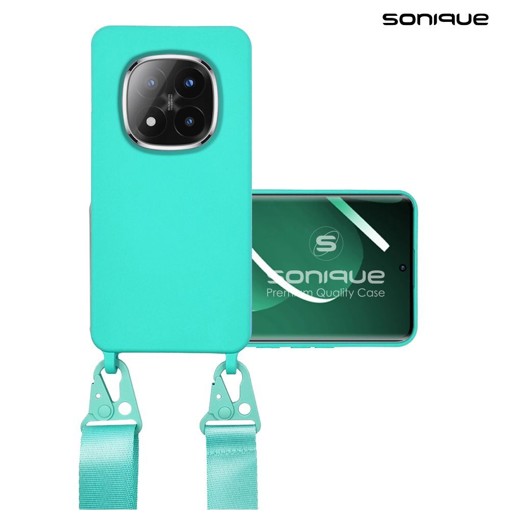 Θήκη Σιλικόνης με Strap CarryHang Sonique Xiaomi Redmi Note 14 Pro 5G / Redmi Note 14 Pro Plus 5G / Poco X7 5G Γαλάζιο