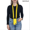 Θήκη Σιλικόνης με Strap CarryHang Sonique Xiaomi Redmi Note 14 Pro 5G / Redmi Note 14 Pro Plus 5G / Poco X7 5G Κίτρινο
