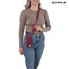 Θήκη Σιλικόνης με Strap CarryHang Sonique Xiaomi Redmi Note 14 Pro 5G / Redmi Note 14 Pro Plus 5G / Poco X7 5G Μπορντό