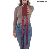 Θήκη Σιλικόνης με Strap CarryHang Sonique Xiaomi Redmi Note 14 Pro 5G / Redmi Note 14 Pro Plus 5G / Poco X7 5G Μπορντό